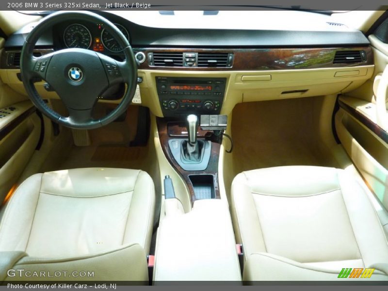 Jet Black / Beige 2006 BMW 3 Series 325xi Sedan