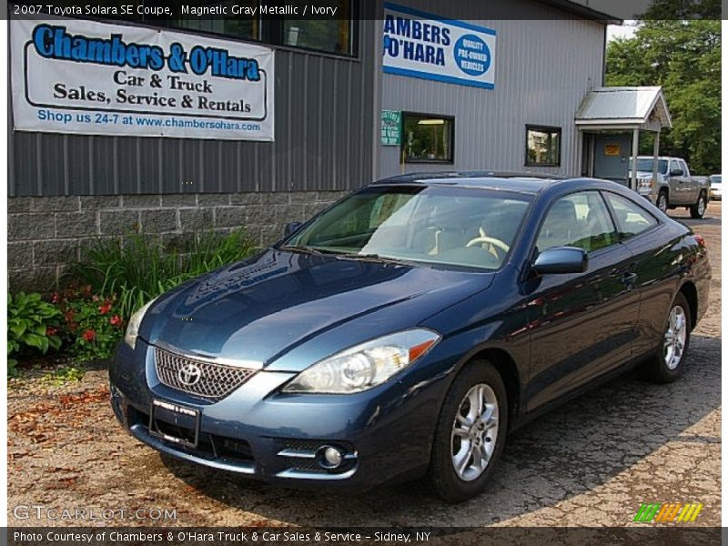 Magnetic Gray Metallic / Ivory 2007 Toyota Solara SE Coupe