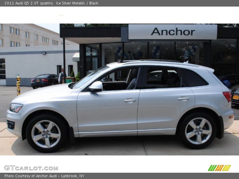 Ice Silver Metallic / Black 2011 Audi Q5 2.0T quattro