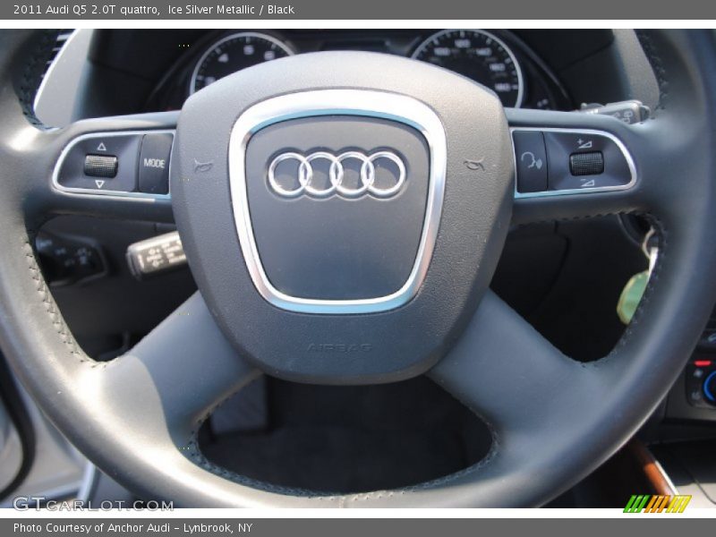 Ice Silver Metallic / Black 2011 Audi Q5 2.0T quattro