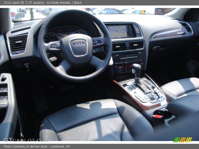 Ice Silver Metallic / Black 2011 Audi Q5 2.0T quattro