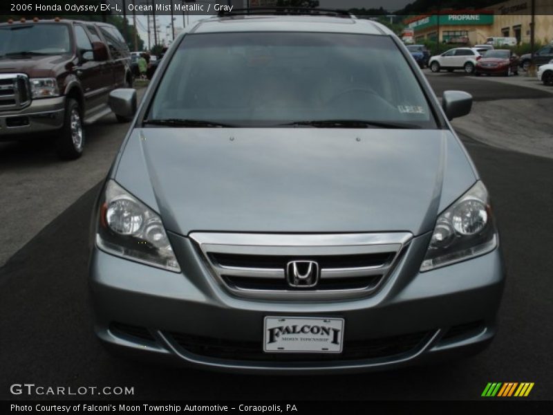 Ocean Mist Metallic / Gray 2006 Honda Odyssey EX-L