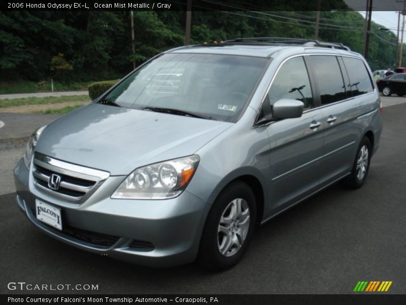 Ocean Mist Metallic / Gray 2006 Honda Odyssey EX-L