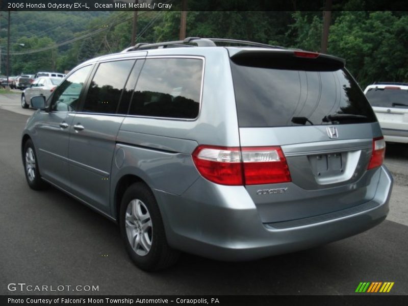 Ocean Mist Metallic / Gray 2006 Honda Odyssey EX-L