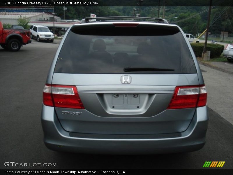 Ocean Mist Metallic / Gray 2006 Honda Odyssey EX-L