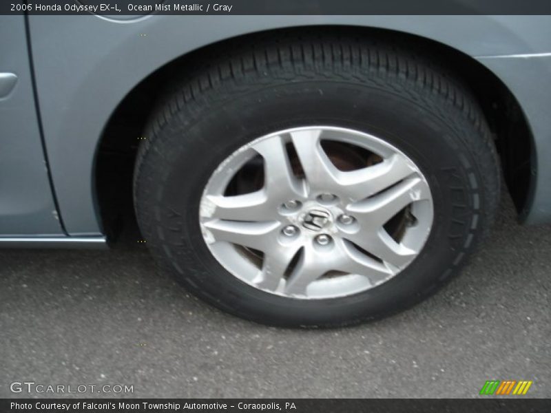 Ocean Mist Metallic / Gray 2006 Honda Odyssey EX-L