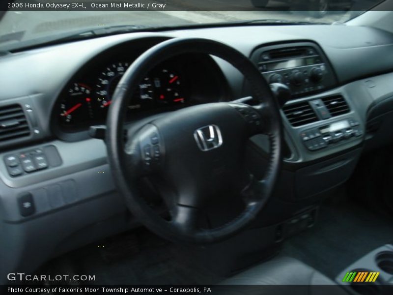 Ocean Mist Metallic / Gray 2006 Honda Odyssey EX-L