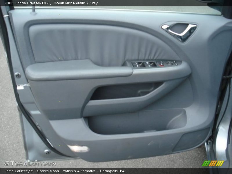 Ocean Mist Metallic / Gray 2006 Honda Odyssey EX-L
