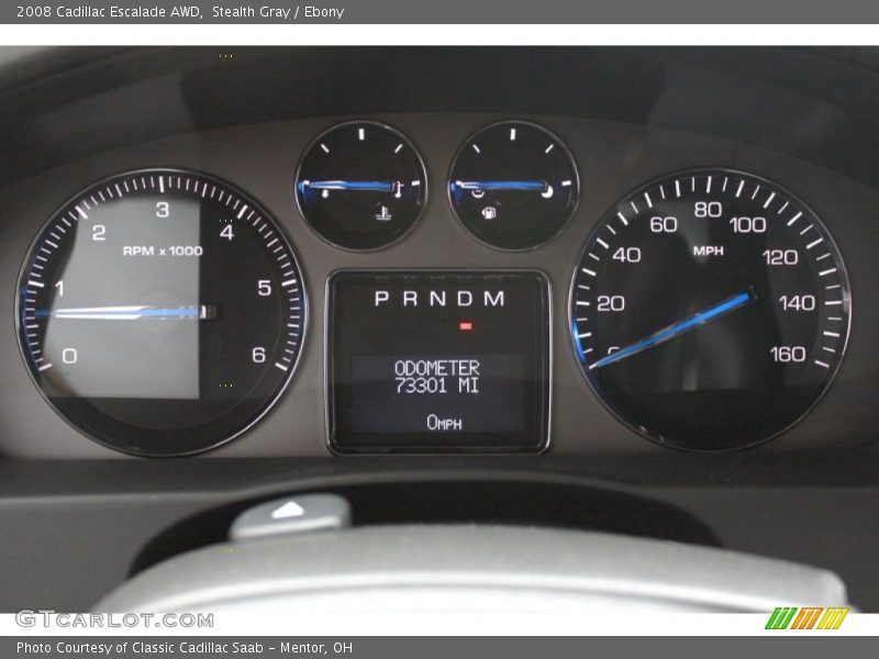  2008 Escalade AWD AWD Gauges
