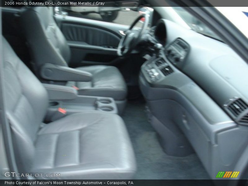 Ocean Mist Metallic / Gray 2006 Honda Odyssey EX-L