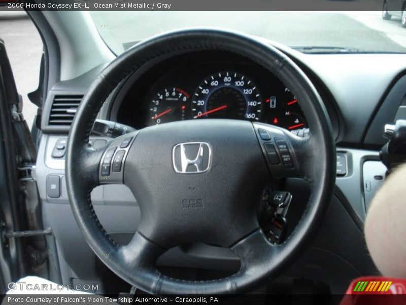 Ocean Mist Metallic / Gray 2006 Honda Odyssey EX-L