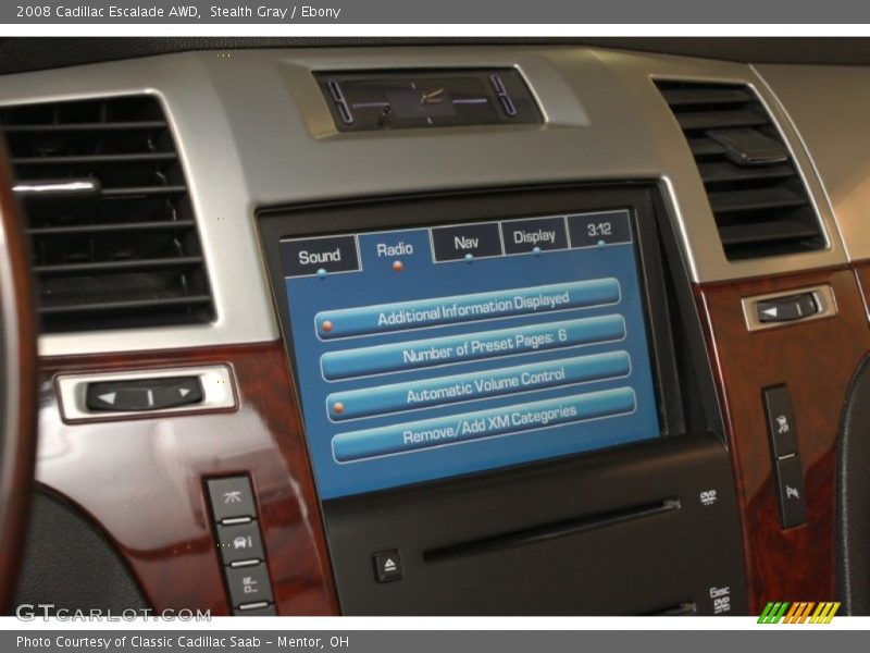Stealth Gray / Ebony 2008 Cadillac Escalade AWD