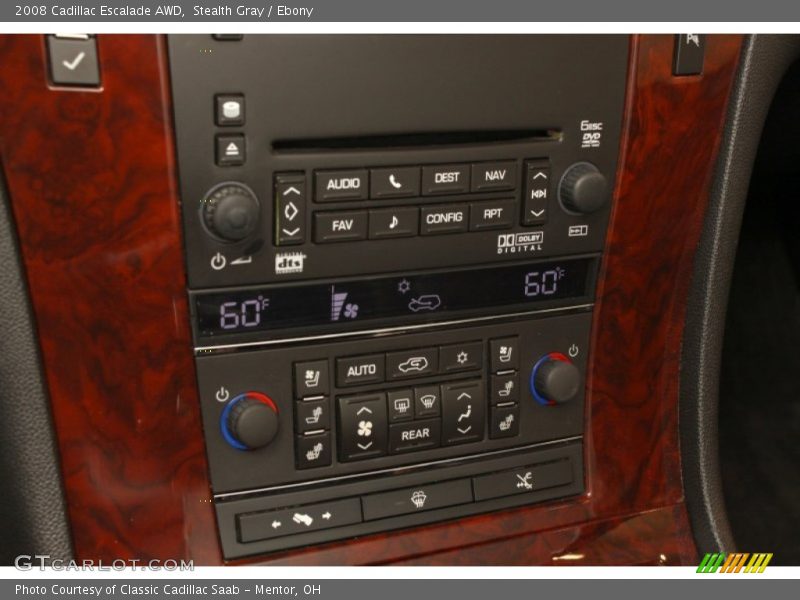 Controls of 2008 Escalade AWD