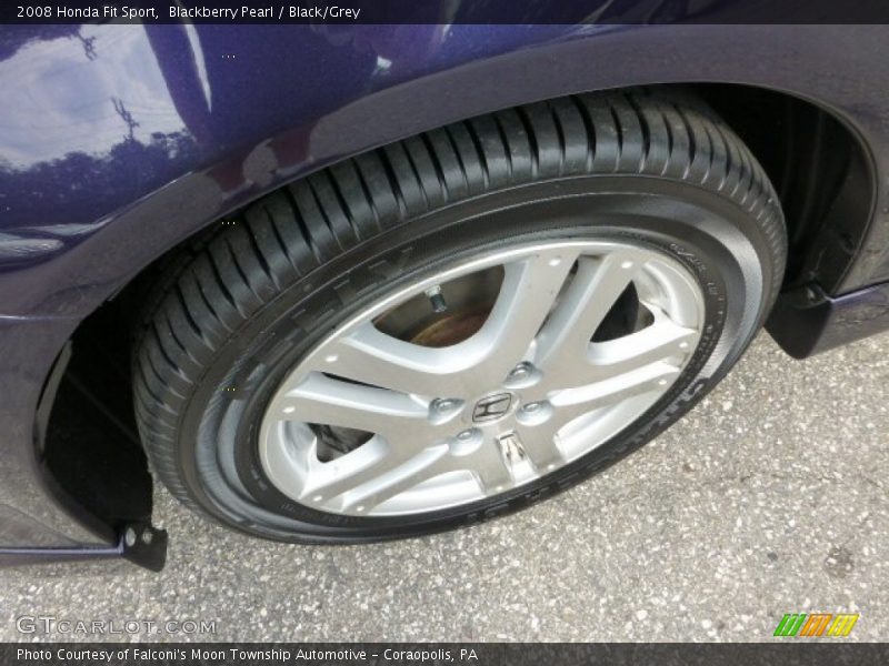 Blackberry Pearl / Black/Grey 2008 Honda Fit Sport