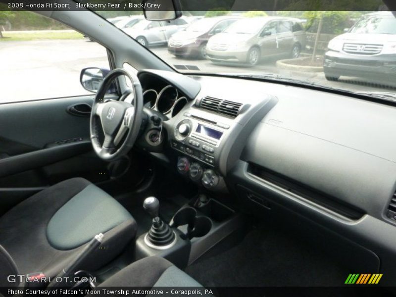 Blackberry Pearl / Black/Grey 2008 Honda Fit Sport