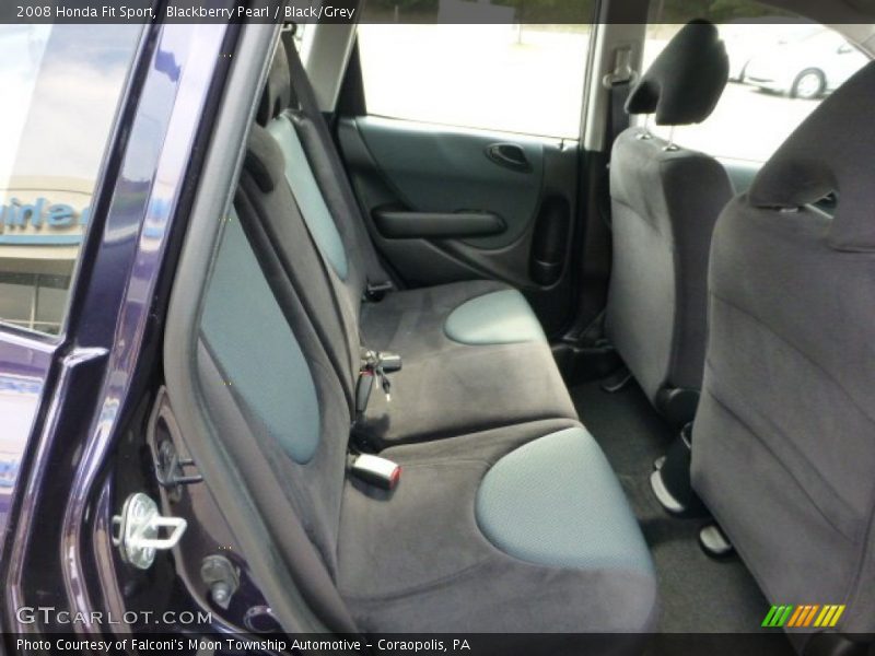 Blackberry Pearl / Black/Grey 2008 Honda Fit Sport