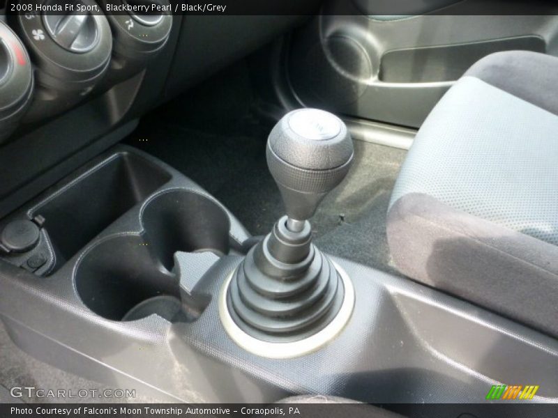 Blackberry Pearl / Black/Grey 2008 Honda Fit Sport