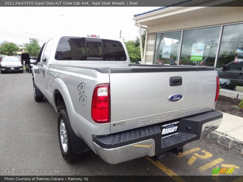 Ingot Silver Metallic / Steel 2011 Ford F350 Super Duty XLT Crew Cab 4x4