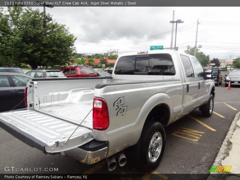Ingot Silver Metallic / Steel 2011 Ford F350 Super Duty XLT Crew Cab 4x4