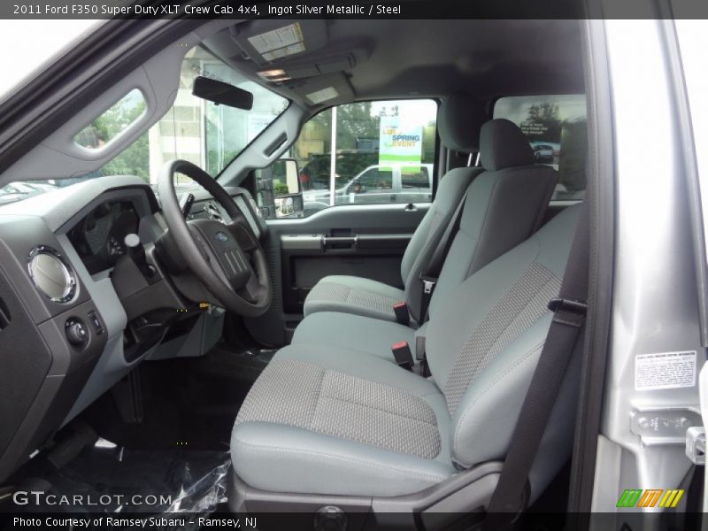 Ingot Silver Metallic / Steel 2011 Ford F350 Super Duty XLT Crew Cab 4x4