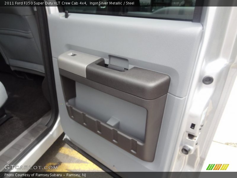 Ingot Silver Metallic / Steel 2011 Ford F350 Super Duty XLT Crew Cab 4x4