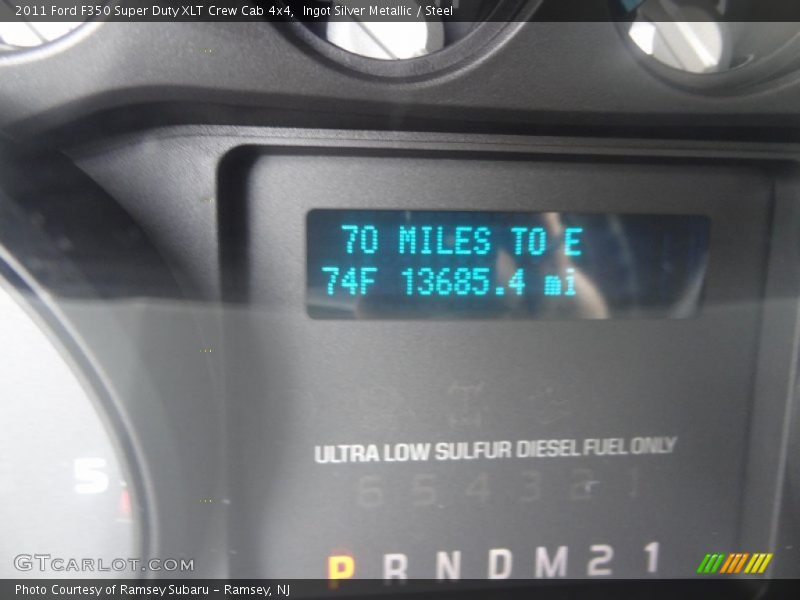 Ingot Silver Metallic / Steel 2011 Ford F350 Super Duty XLT Crew Cab 4x4