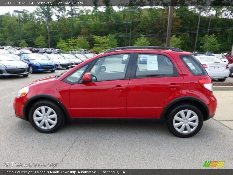  2010 SX4 Crossover Vivid Red