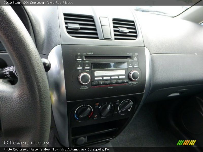 Vivid Red / Black 2010 Suzuki SX4 Crossover
