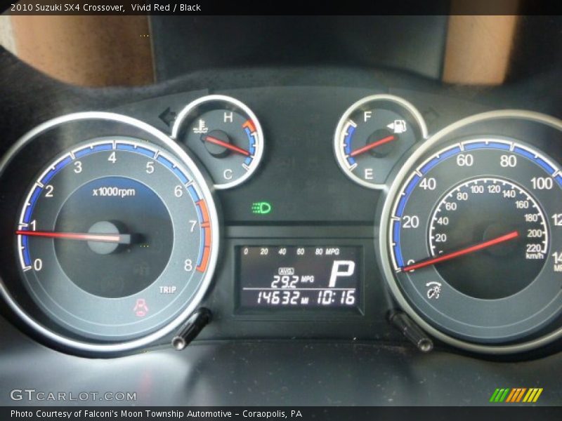  2010 SX4 Crossover Crossover Gauges