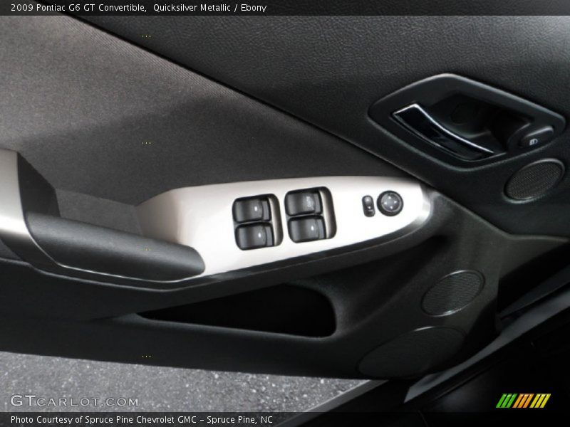 Quicksilver Metallic / Ebony 2009 Pontiac G6 GT Convertible