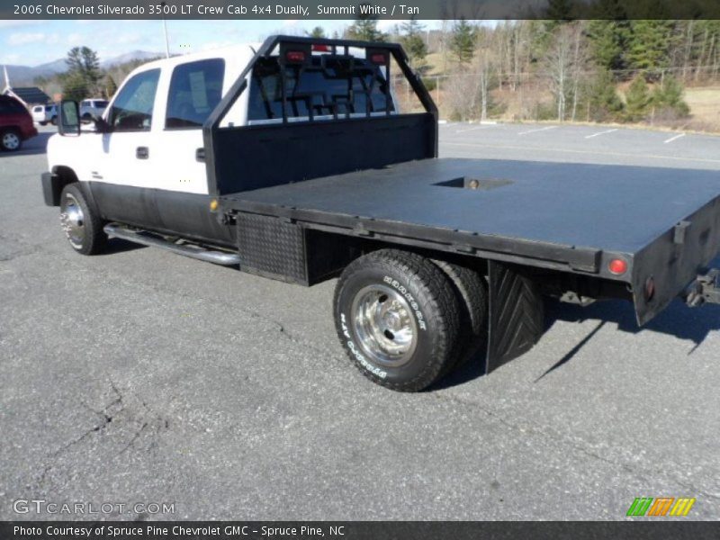 Summit White / Tan 2006 Chevrolet Silverado 3500 LT Crew Cab 4x4 Dually