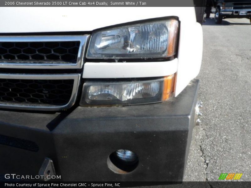 Summit White / Tan 2006 Chevrolet Silverado 3500 LT Crew Cab 4x4 Dually