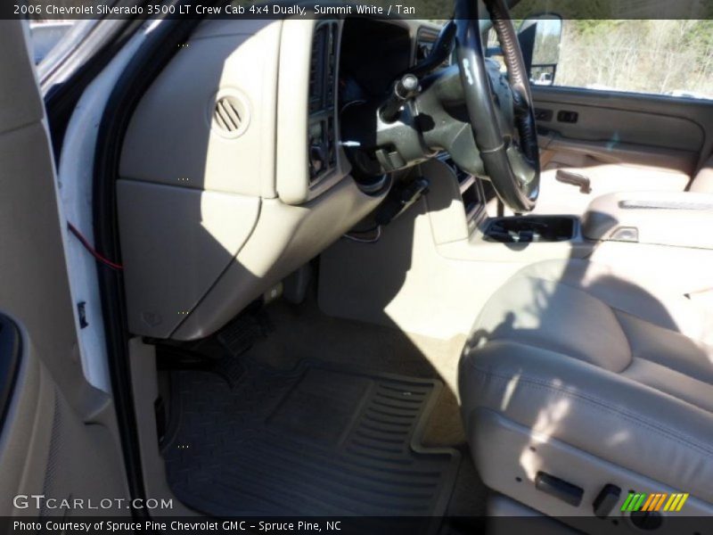 Summit White / Tan 2006 Chevrolet Silverado 3500 LT Crew Cab 4x4 Dually