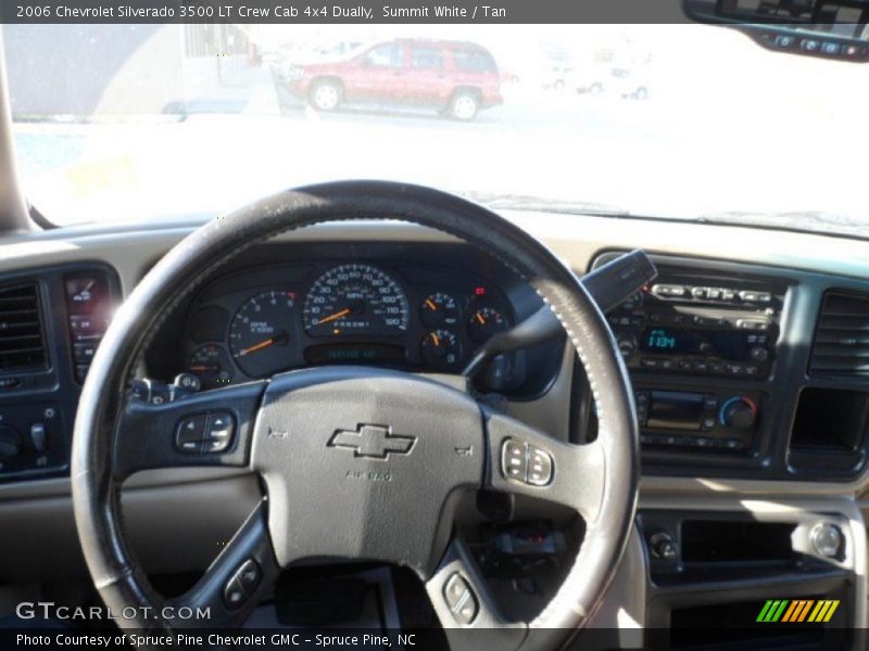 Summit White / Tan 2006 Chevrolet Silverado 3500 LT Crew Cab 4x4 Dually