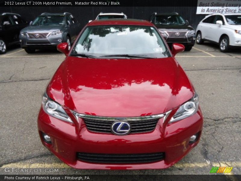  2012 CT 200h Hybrid Premium Matador Red Mica