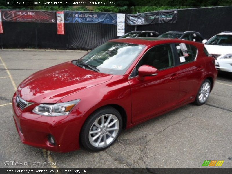 Front 3/4 View of 2012 CT 200h Hybrid Premium