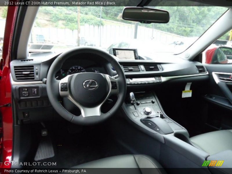 Dashboard of 2012 CT 200h Hybrid Premium