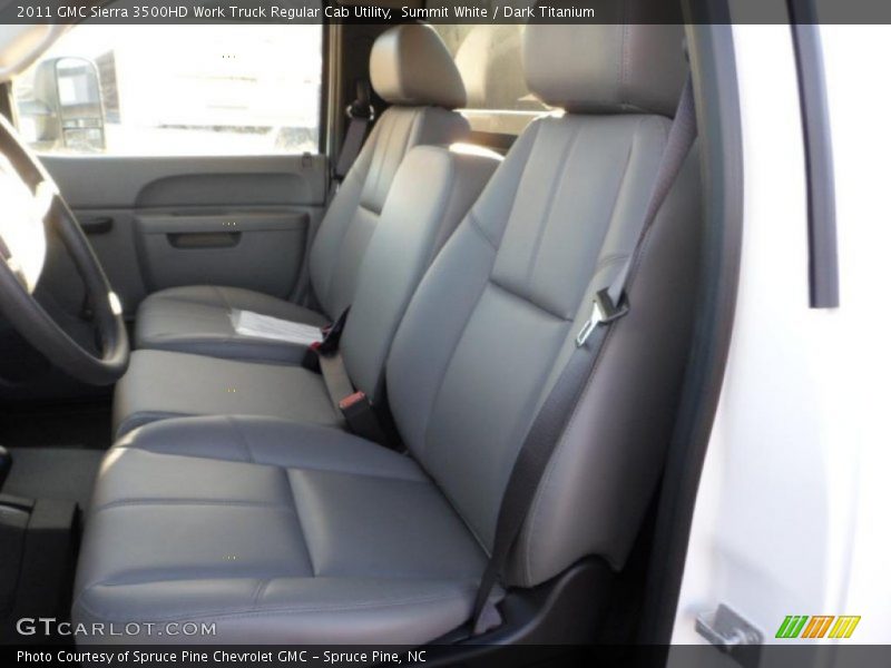 Summit White / Dark Titanium 2011 GMC Sierra 3500HD Work Truck Regular Cab Utility