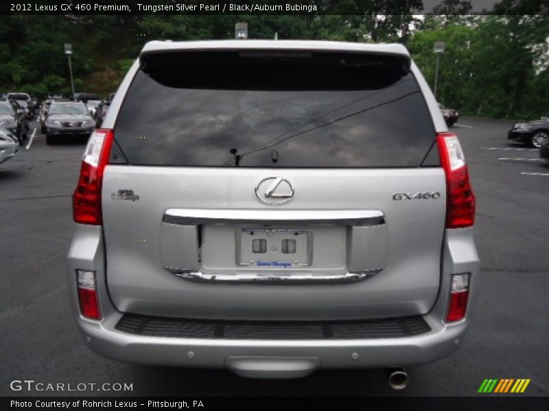 Tungsten Silver Pearl / Black/Auburn Bubinga 2012 Lexus GX 460 Premium