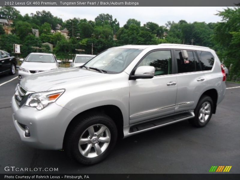 Tungsten Silver Pearl / Black/Auburn Bubinga 2012 Lexus GX 460 Premium
