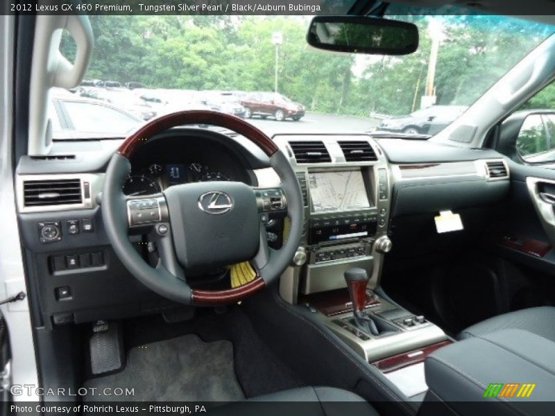 Tungsten Silver Pearl / Black/Auburn Bubinga 2012 Lexus GX 460 Premium