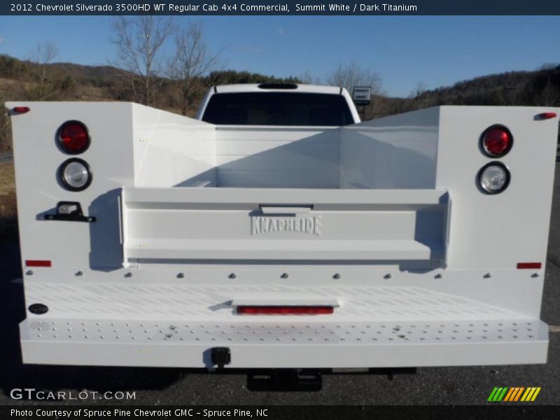 Summit White / Dark Titanium 2012 Chevrolet Silverado 3500HD WT Regular Cab 4x4 Commercial