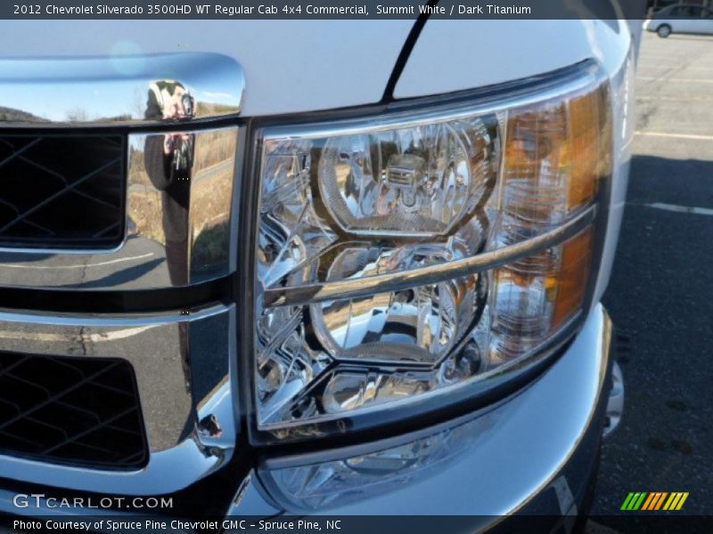 Summit White / Dark Titanium 2012 Chevrolet Silverado 3500HD WT Regular Cab 4x4 Commercial