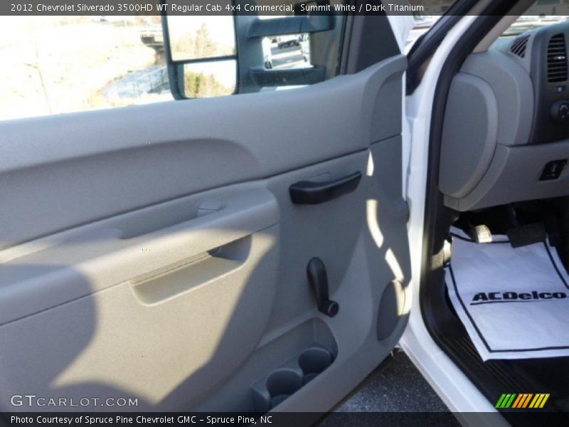 Summit White / Dark Titanium 2012 Chevrolet Silverado 3500HD WT Regular Cab 4x4 Commercial