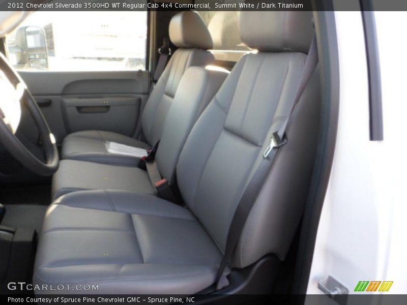Summit White / Dark Titanium 2012 Chevrolet Silverado 3500HD WT Regular Cab 4x4 Commercial