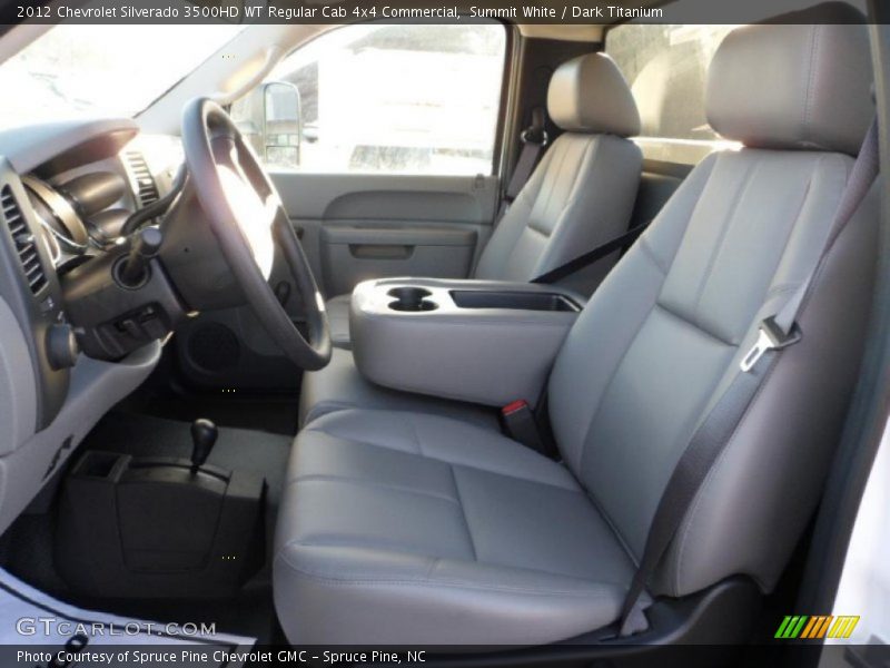 Summit White / Dark Titanium 2012 Chevrolet Silverado 3500HD WT Regular Cab 4x4 Commercial