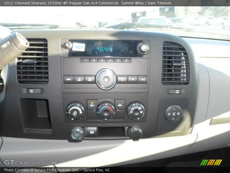 Summit White / Dark Titanium 2012 Chevrolet Silverado 3500HD WT Regular Cab 4x4 Commercial