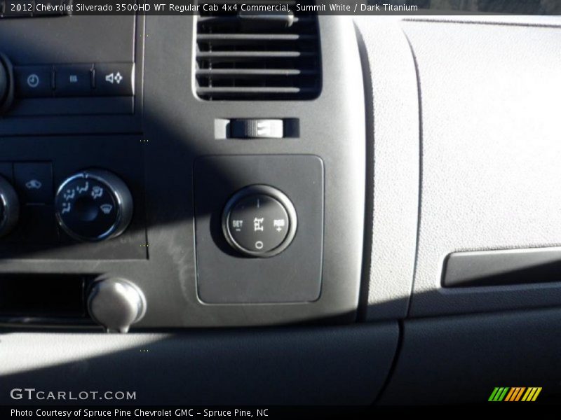 Summit White / Dark Titanium 2012 Chevrolet Silverado 3500HD WT Regular Cab 4x4 Commercial
