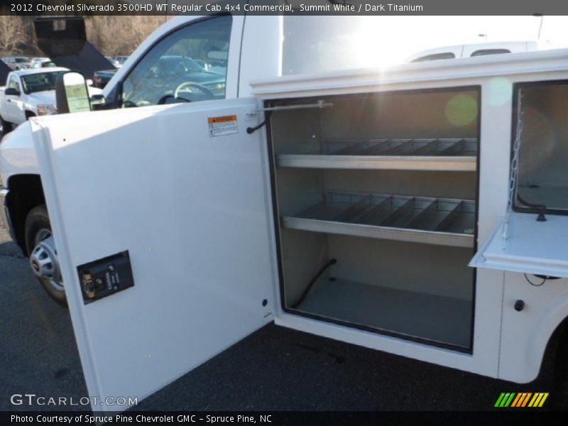 Summit White / Dark Titanium 2012 Chevrolet Silverado 3500HD WT Regular Cab 4x4 Commercial
