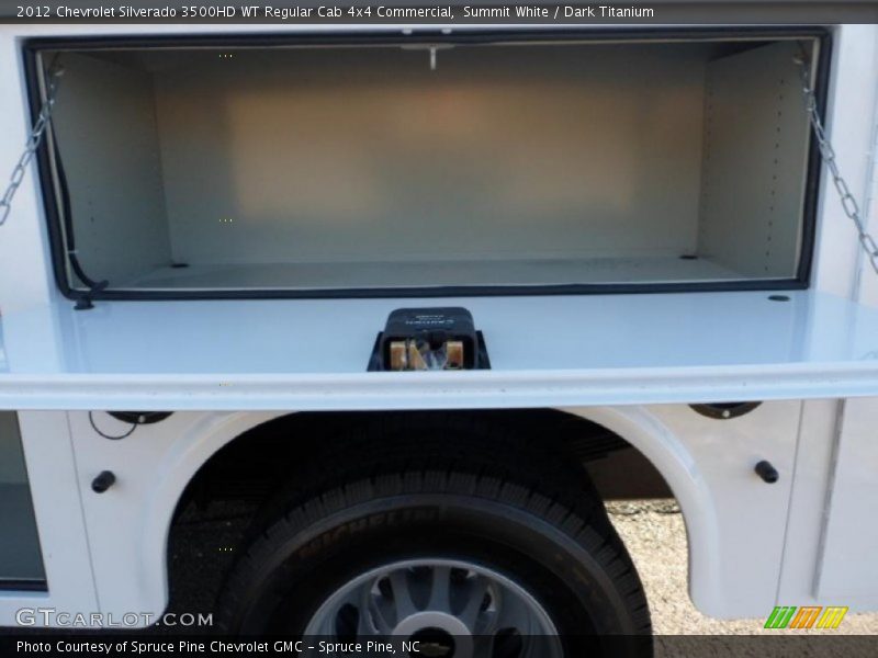Summit White / Dark Titanium 2012 Chevrolet Silverado 3500HD WT Regular Cab 4x4 Commercial